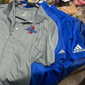 University of Tulsa bundle 4-polos 1-short sleeve shirt adidas and Callaway